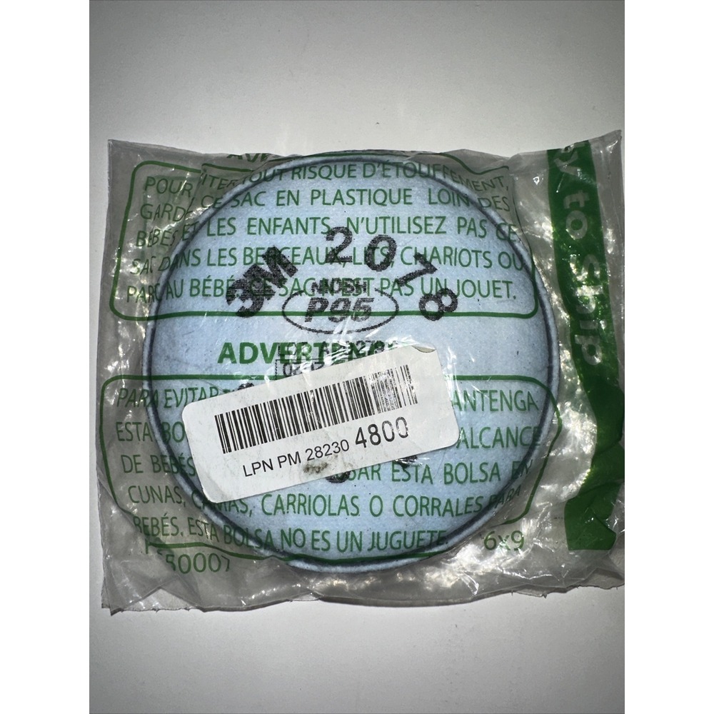 3M Particulate Filter 2078, P95, Nuisance Level Organic‎ Vapor/Acid Gas Relief